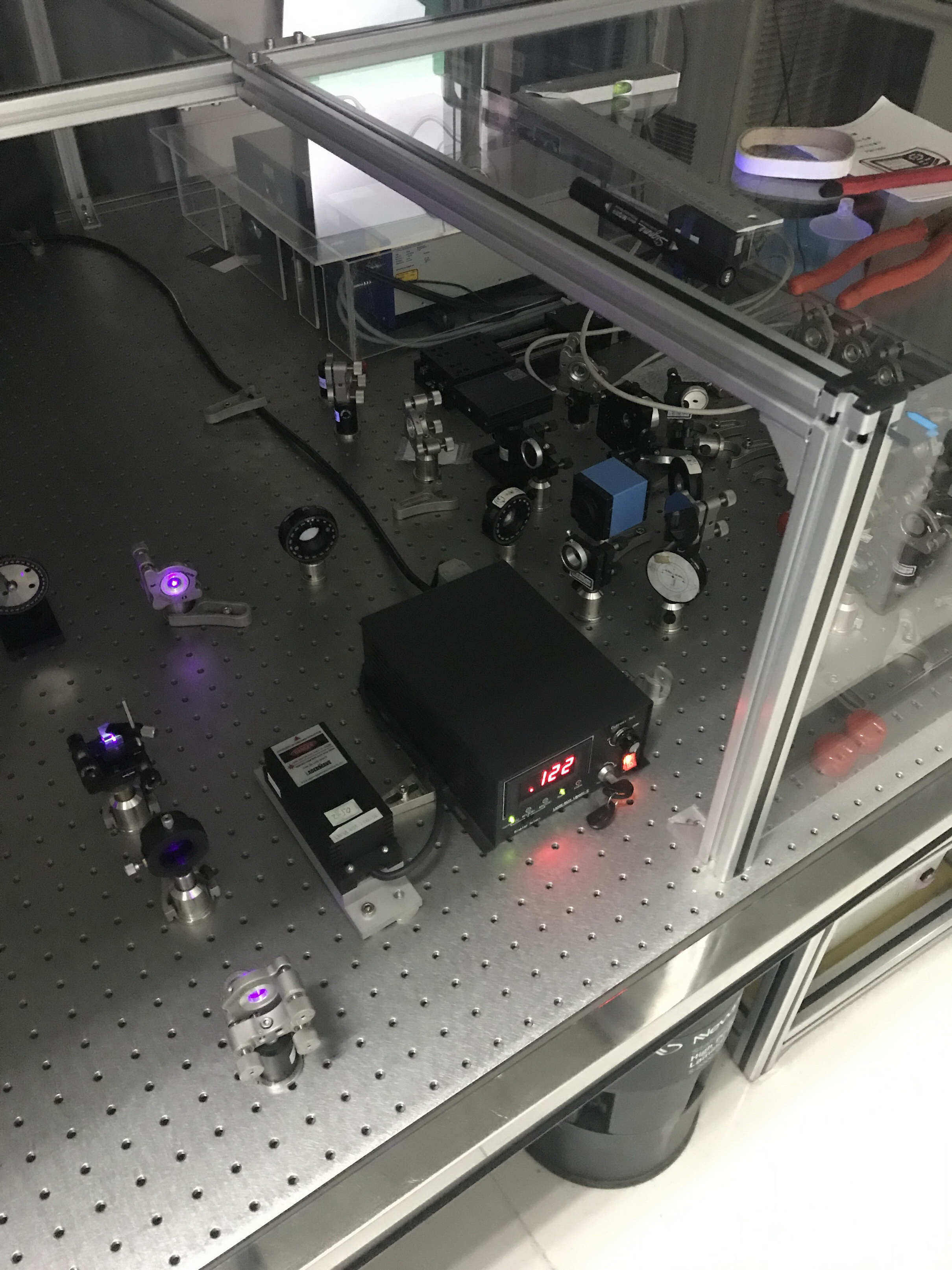 Quantum optics experiments platform
